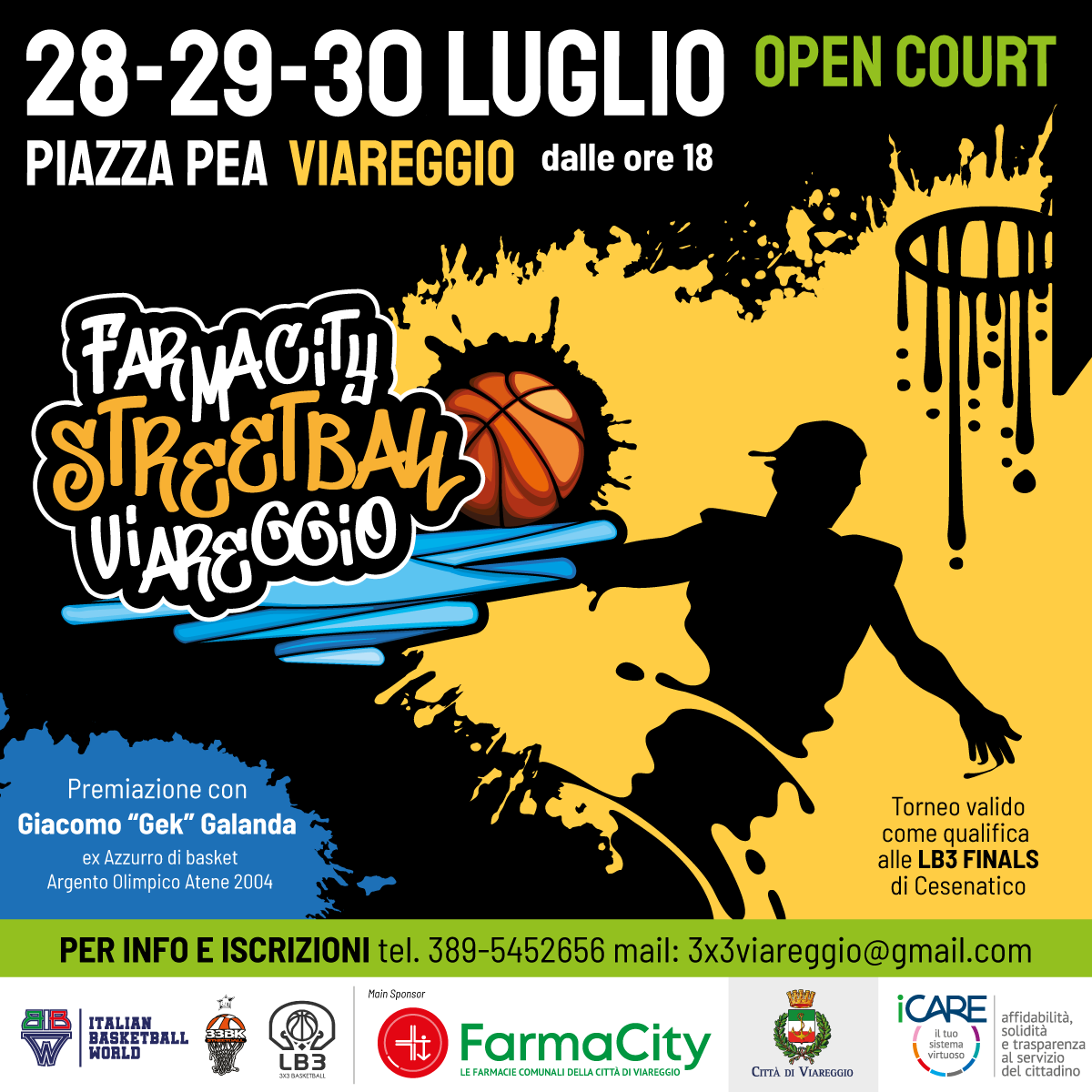 FarmaCity Viareggio Streetball, lo spettacolo del basket a Viareggio