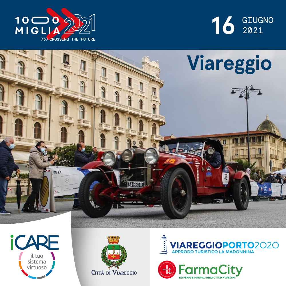 iCARE dà il benvenuto alla 1000 Miglia in città