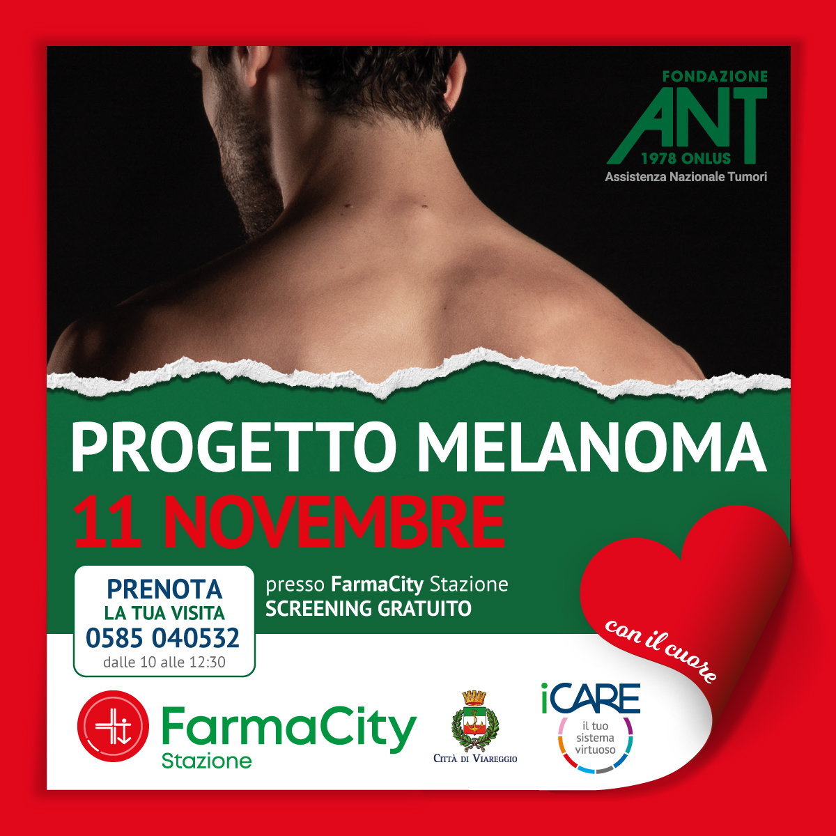 Torna il progetto Melanoma della Fondazione ANT