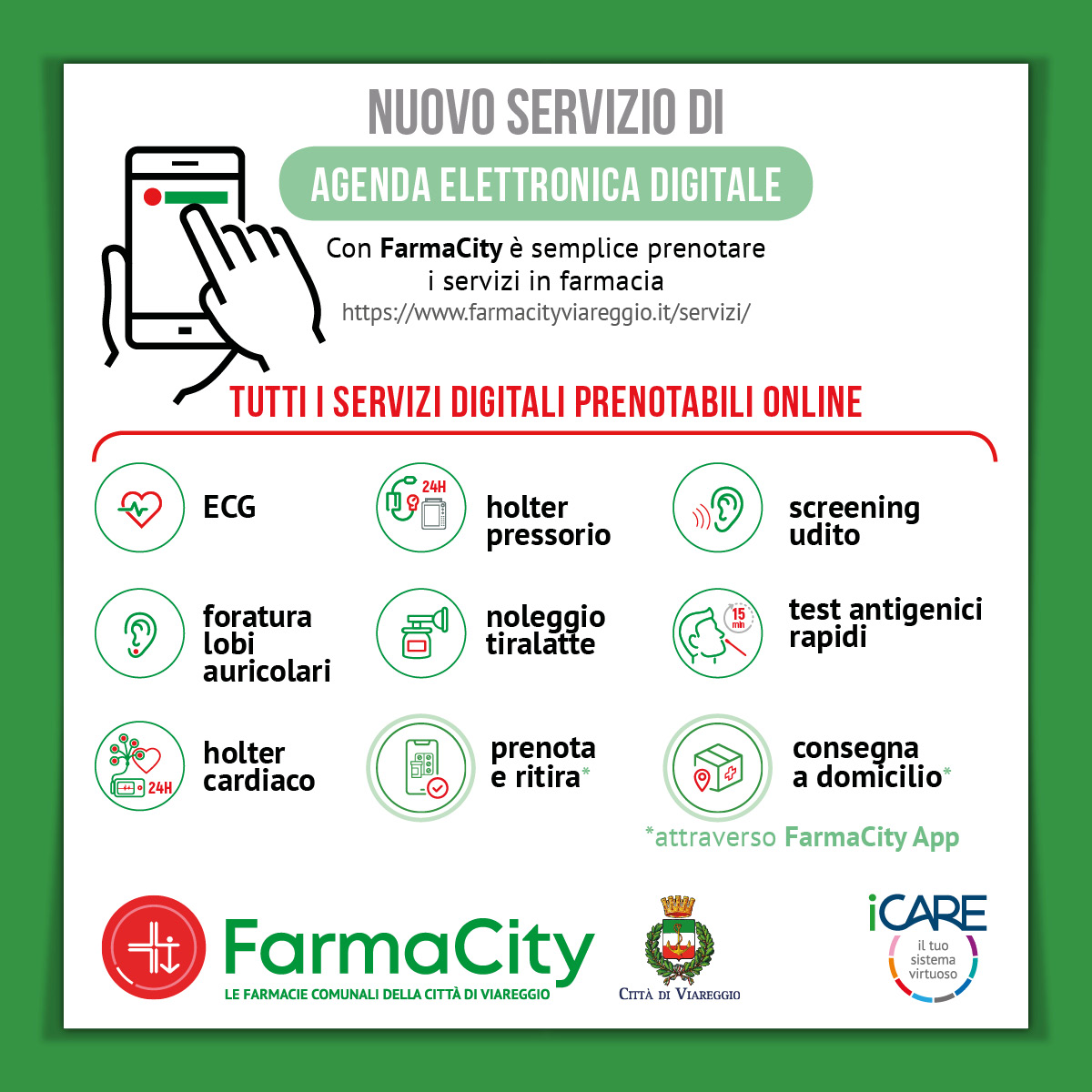 Servizi in farmacia, prenotazione a portata di click!