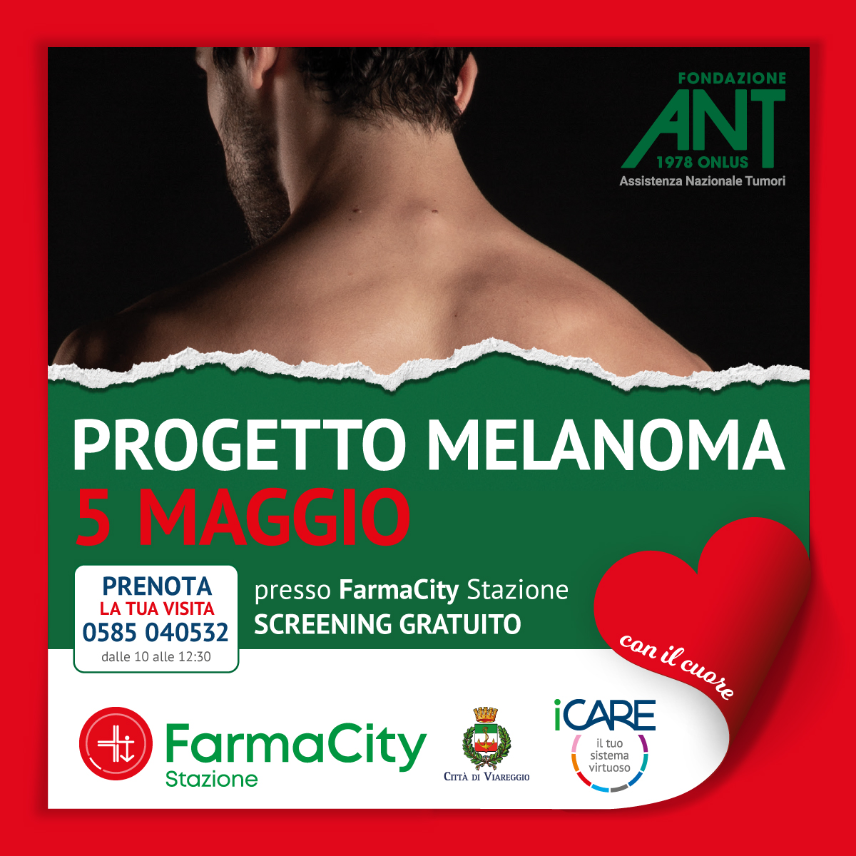 In FarmaCity torna il progetto Melanoma della Fondazione ANT