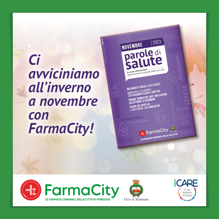 A novembre si avvicina l’inverno… preparati con il magazine Parole di Salute!