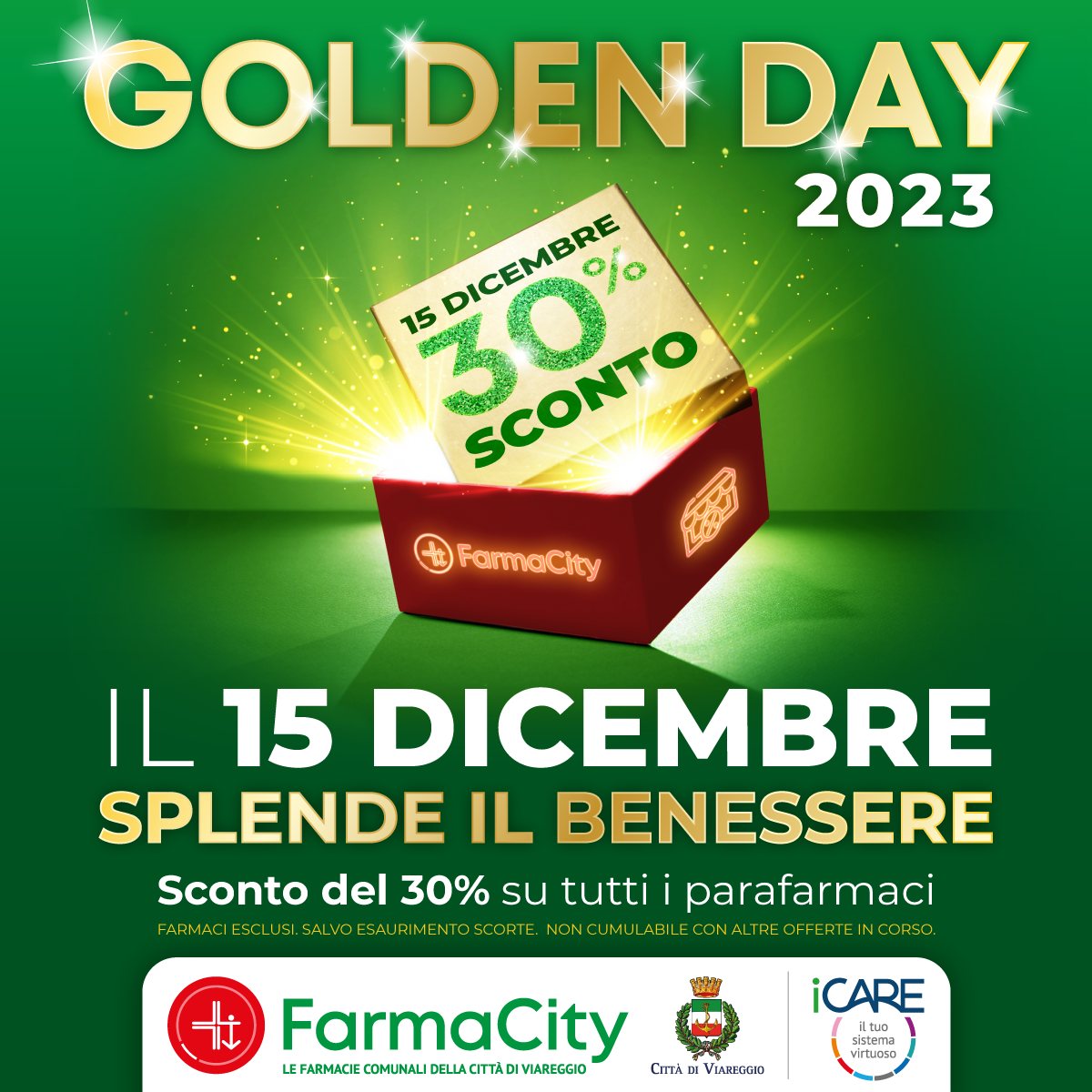 Golden Day! Splende il benessere in FarmaCity