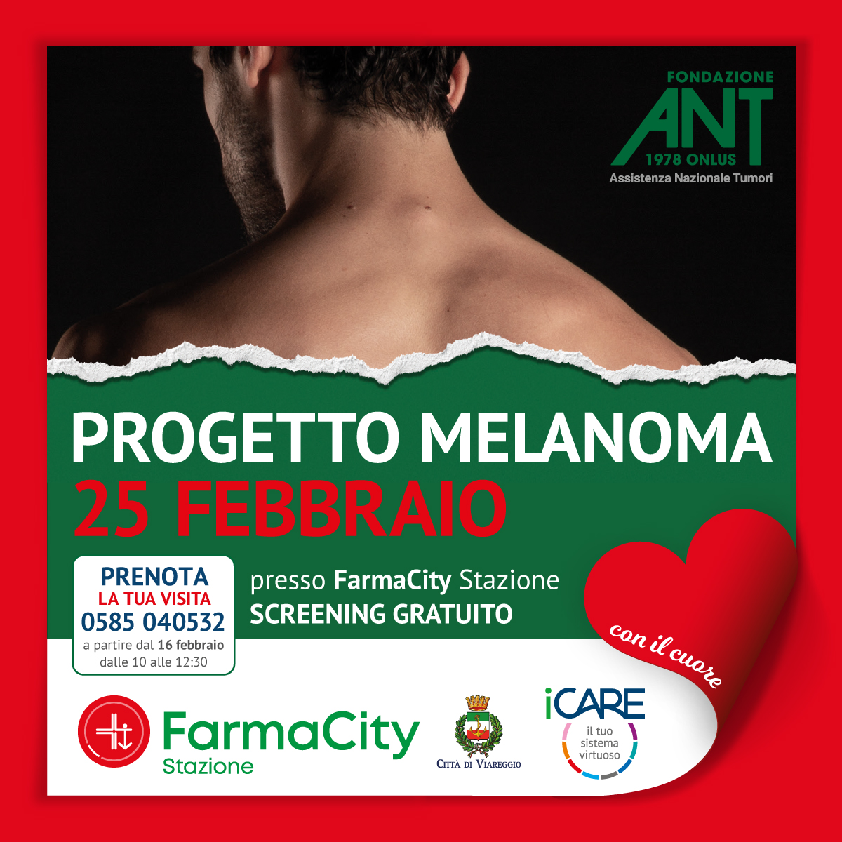 Torna il progetto Melanoma della Fondazione ANT