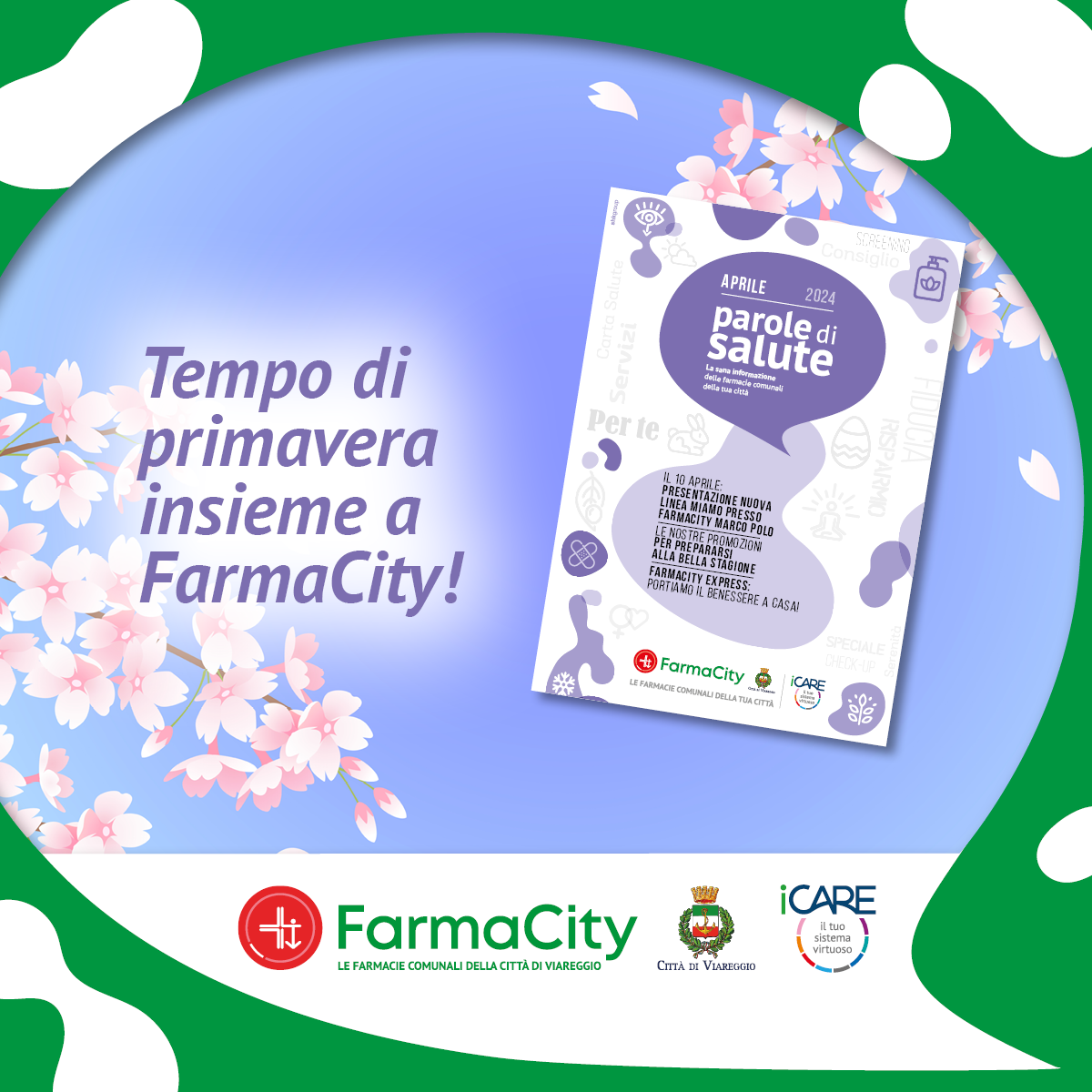 Tempo di Primavera.. con FarmaCity Parole di Salute!!