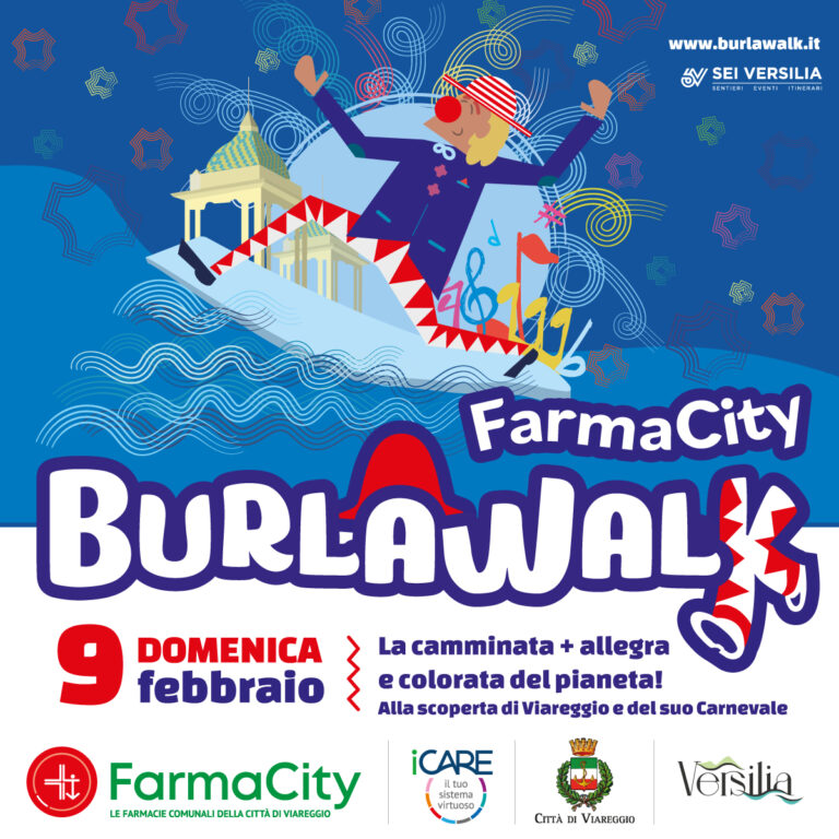 2° FarmaCity BurlaWalk: torna la camminata più allegra e colorata del pianeta