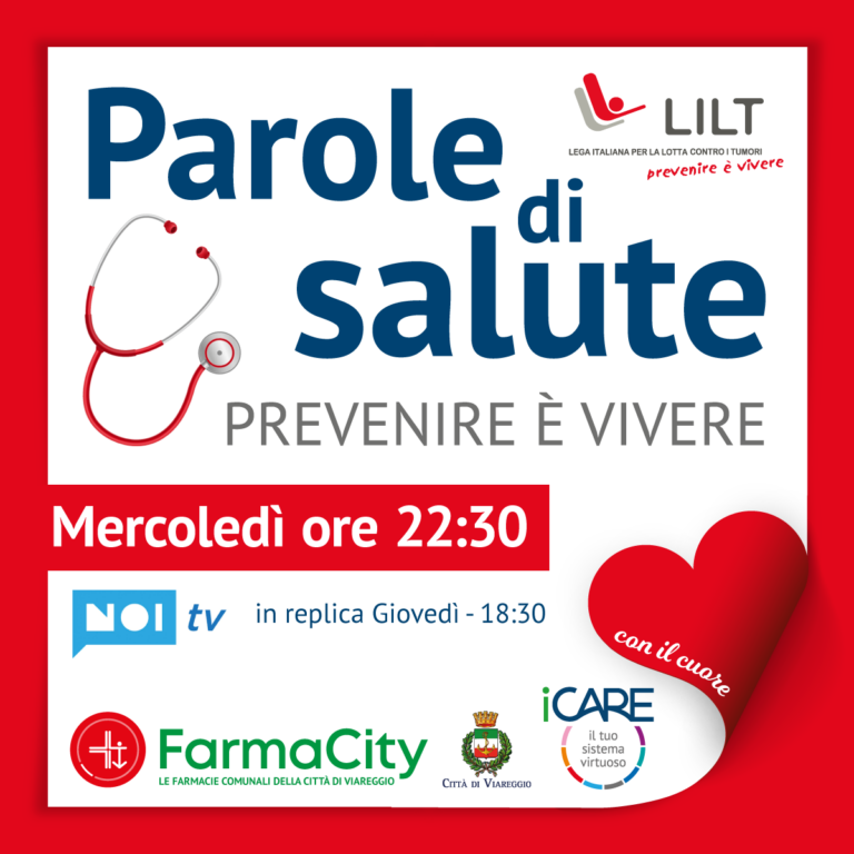 Torna in TV un nuovo ciclo di “Parole di Salute – Prevenire è vivere”