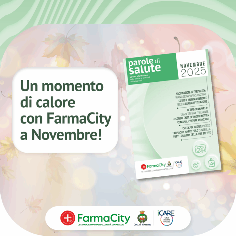 Un momento di calore con FarmaCity Parole di Salute di Novembre!